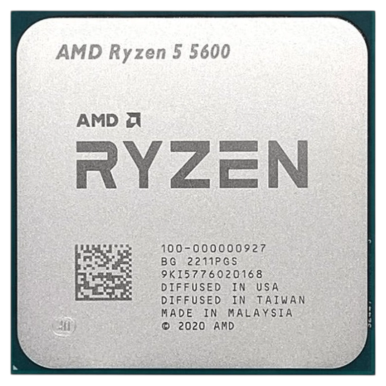 Процессор AMD Ryzen 5 5600 Tray, Silver