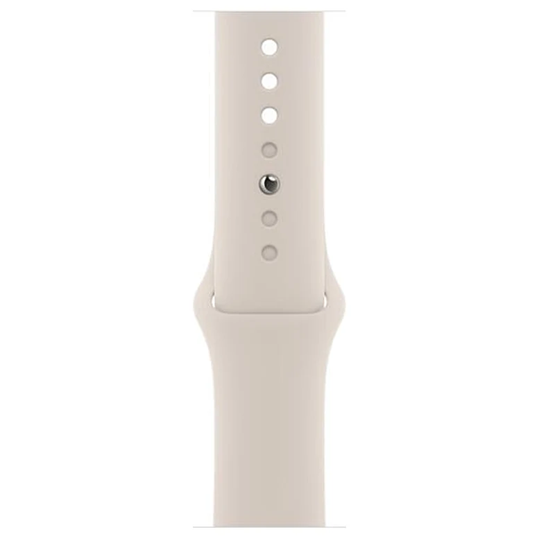 Apple Watch SE 2 (2022) 44mm Aluminum Case with Starlight Sport Band, GPS, Starlight 3