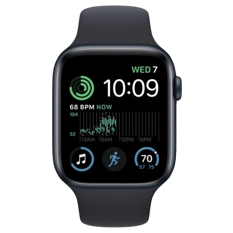 Умные часы  Apple Watch SE MNT73 40mm Midnight Almn Case Midnight Sport Band