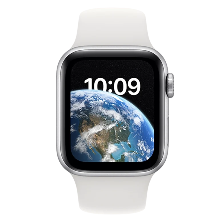 Apple Watch SE MNTP3 40mm Slv/Almn Case White Sport Band GPS+LTE