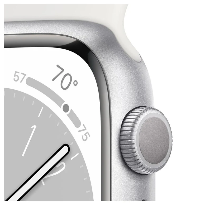 Apple Watch 8 MP4E3 41mm Slv/Almn Case White Sport Band GPS+LTE 4