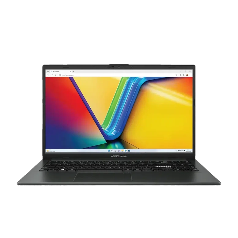 Ноутбук 15,6" ASUS Vivobook Go 15 E1504FA, Mixed Black, AMD Ryzen 3 7320U, 8Гб/512Гб, Без ОС