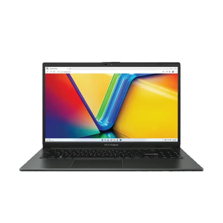Laptop 15,6" ASUS Vivobook Go 15 E1504FA, Mixed Black, AMD Ryzen 5 7520U, 8GB/512GB, Fără SO
