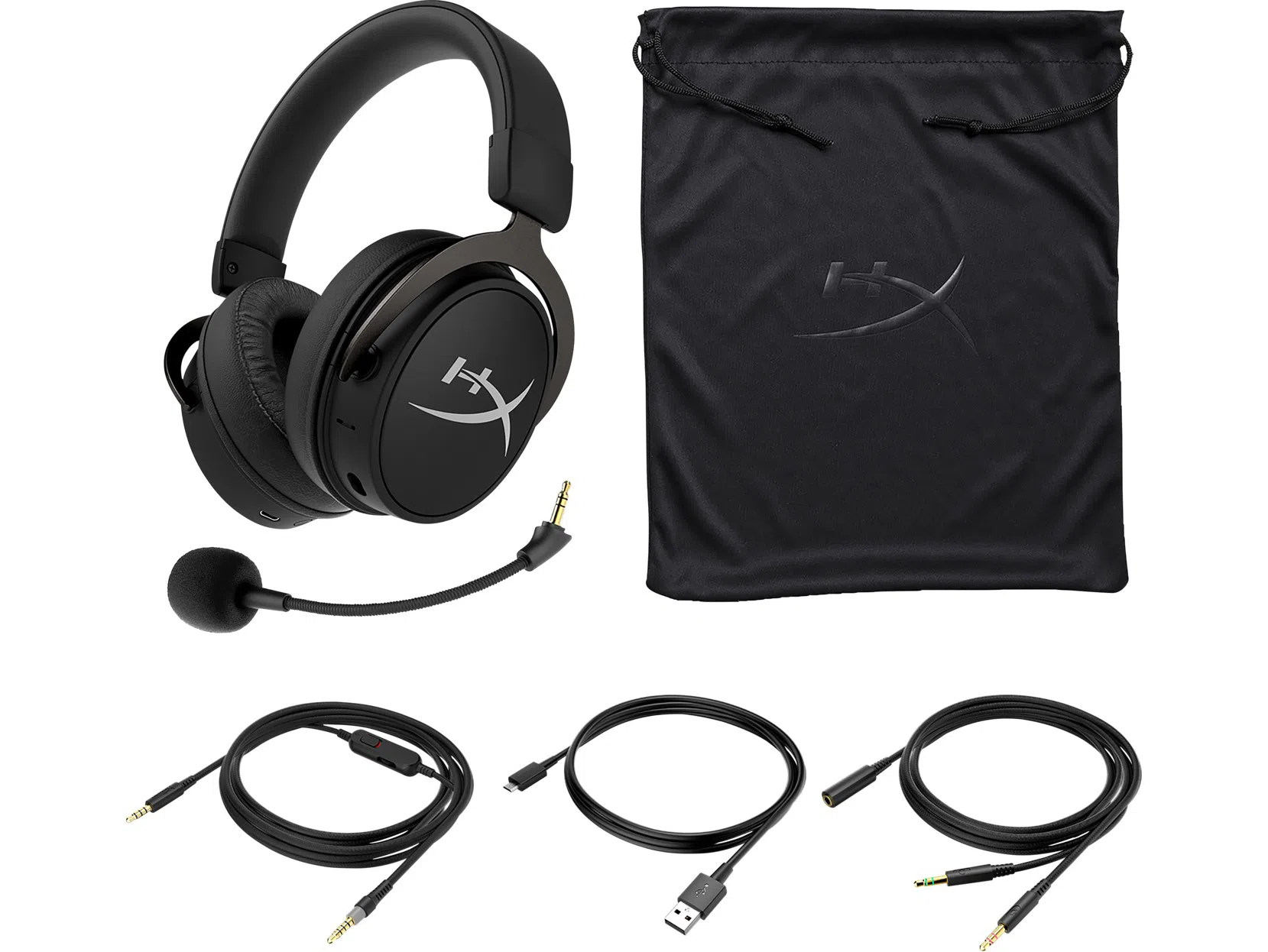 Беспроводные игровые наушники HyperX Cloud MIX, Bluetooth/PC, black [4P5K9AA] 6