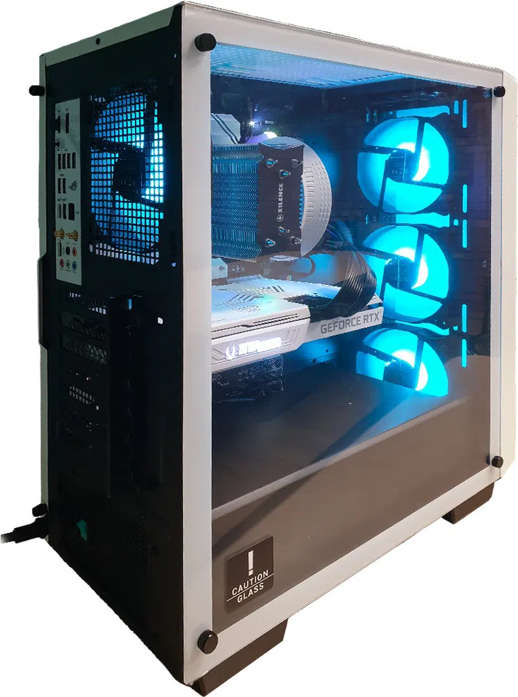 Calculator ATOL PC1130MP - Gaming A-RGB#9 v5 WHITE / Intel Core i5 / 32GB / 512GB SSD + 2TB / RTX3060 / White 4