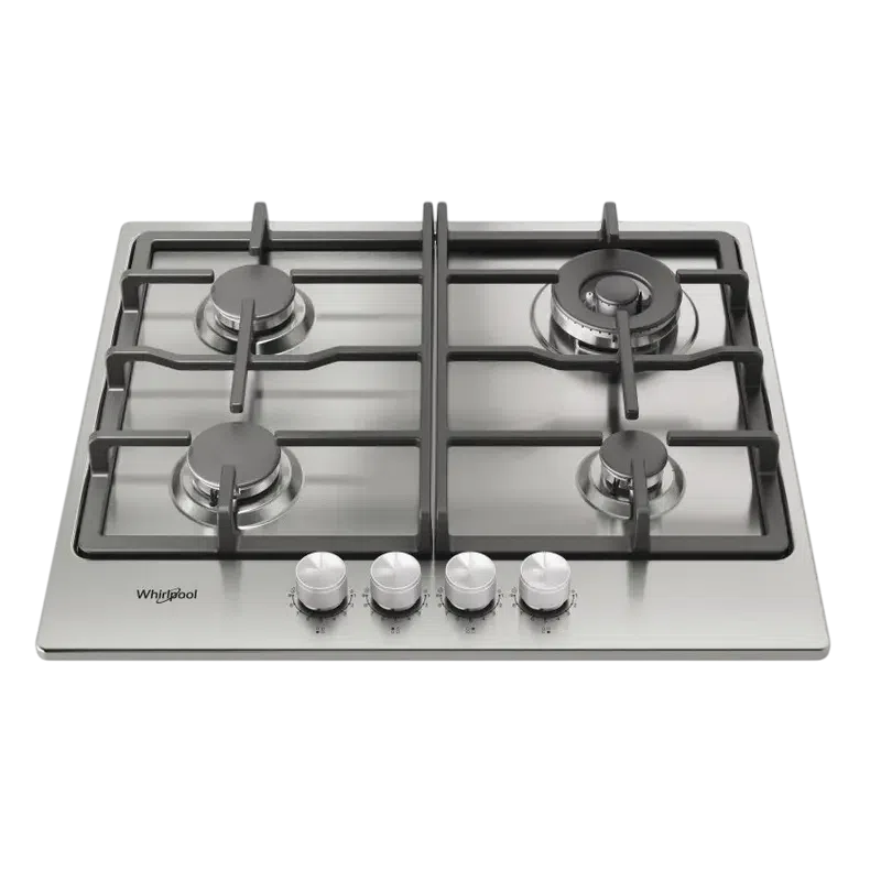 Газовая варочная панель Whirlpool TKRL 661 IX, Silver 2