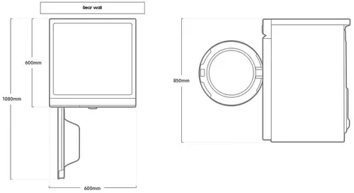 Стиральная машина с фронтальной загрузкой Samsung WW11BB534DAES7 9