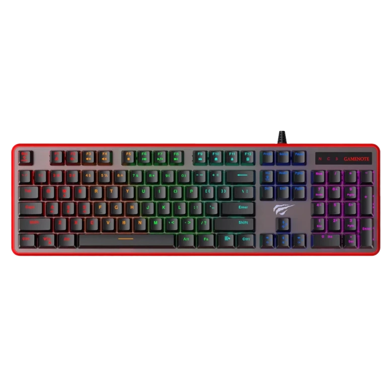 Tastatură Havit KB870L US Black
