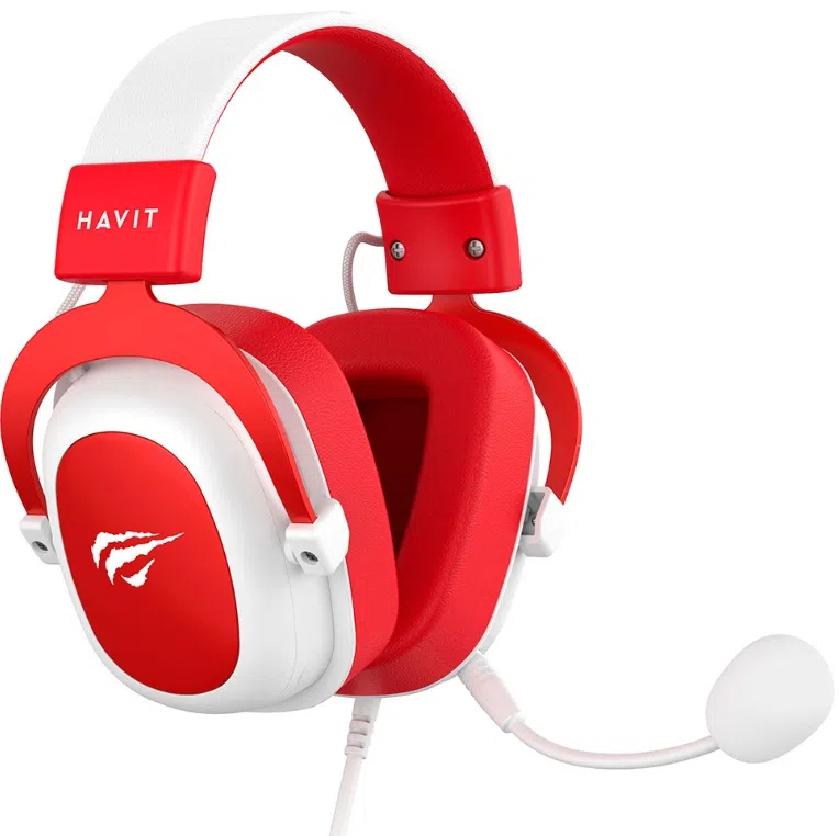 Căşti Havit H2002d White/Red 5