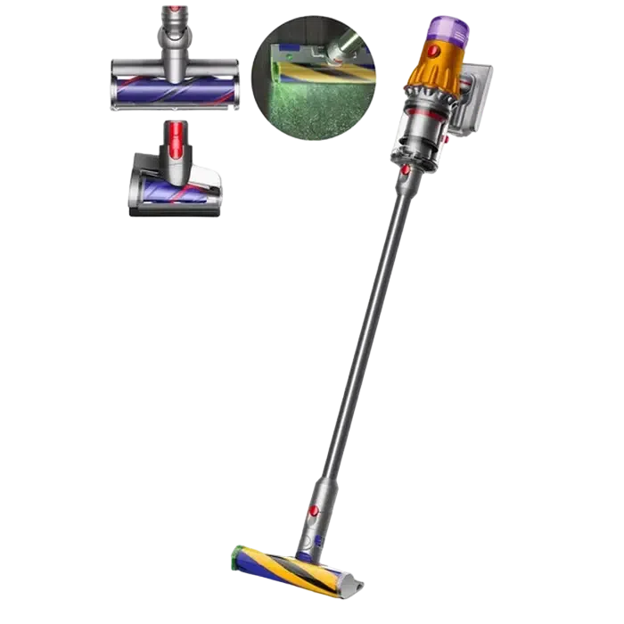 Aspirator vertical Dyson V12 Detect Slim Absolute Plus, Argintiu 7