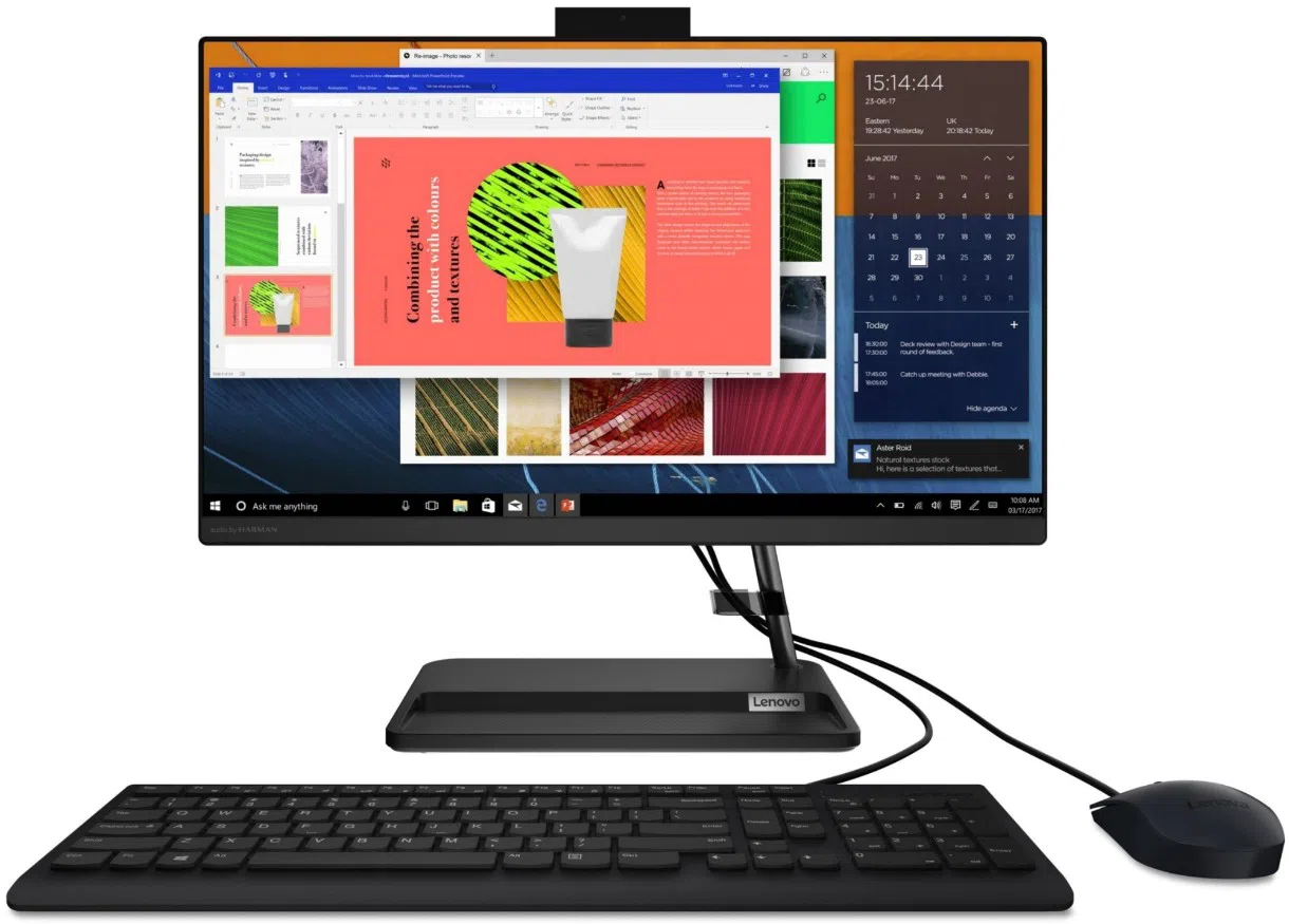 Sistem Desktop Lenovo IdeaCentre 3 24IAP7 Black (i5-12450H 16Gb 512Gb)