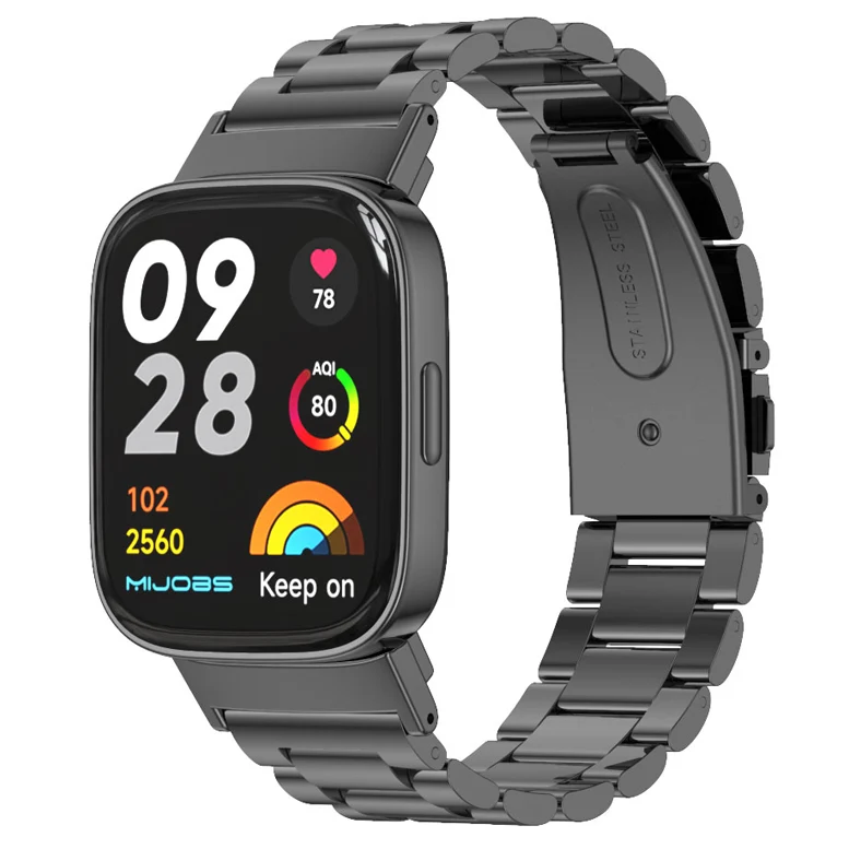 Ремешок металлический для Xiaomi Redmi Watch 3 Black 3