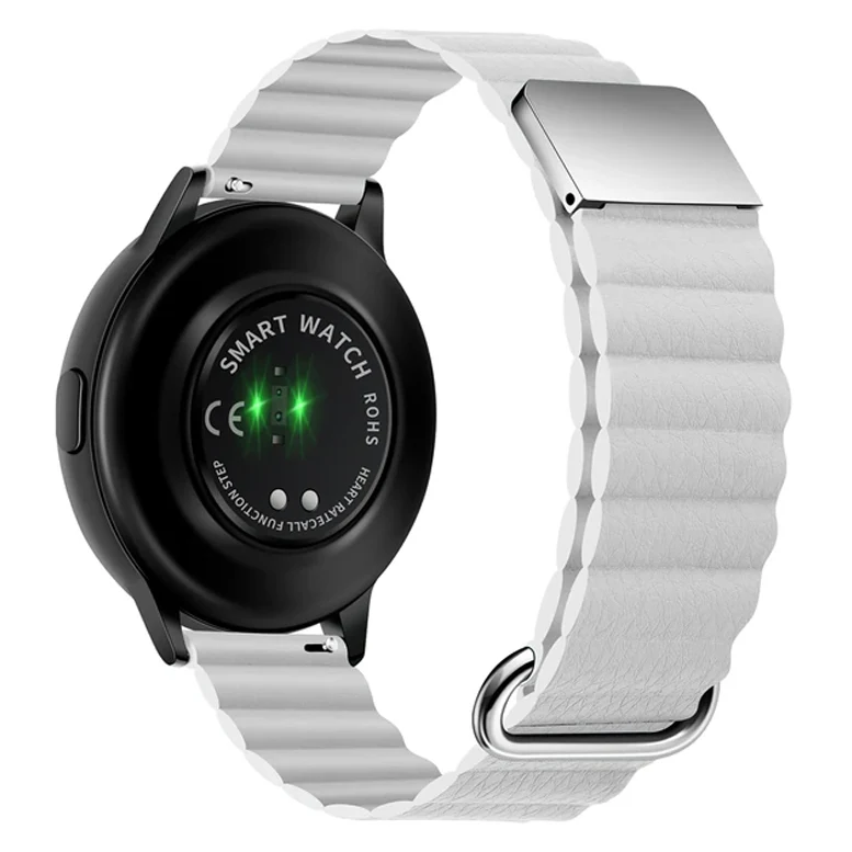 Cureluşă din piele magnetic 22mm White