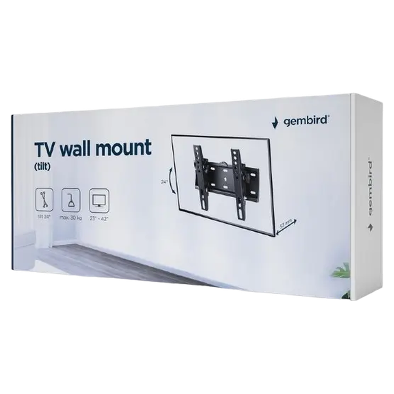 Suport pentru televizor Gembird WM-42T-02, Negru 4