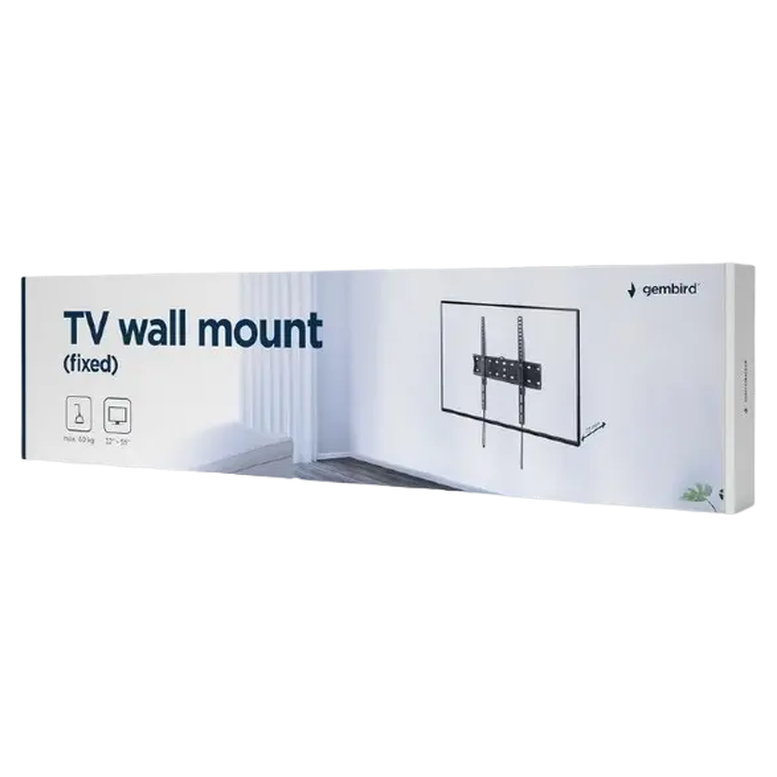 Suport pentru televizor Gembird WM-55F-02, Negru 6