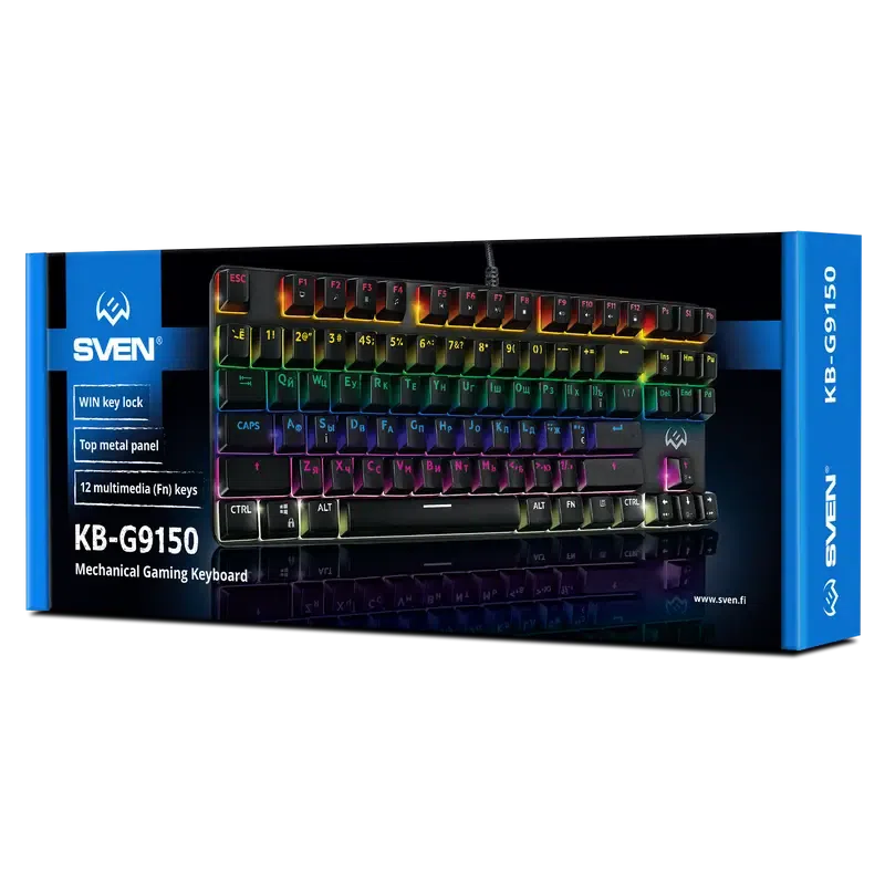 Tastatură SVEN KB-G9150, Black 5