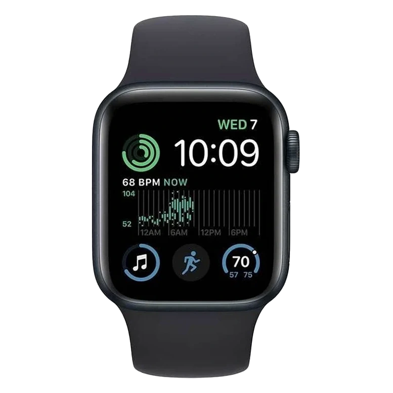 Apple Watch SE MNTF3 GPS 44mm Midnight Aluminium S/M Midnight Sport Band