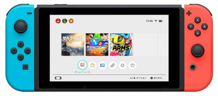 Игровая приставка Nintendo Switch + Neon Red/Neon Blue Joy-Cons (HAD-S-KABAA) 3