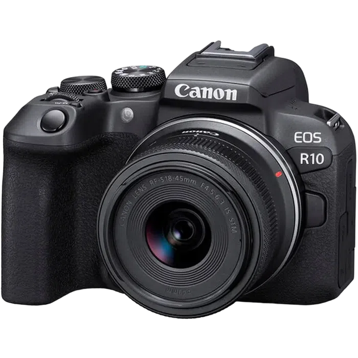 Беззеркальный фотоаппарат Canon EOS R10 & RF-S 18-45mm f/4.5-6.3 IS STM KIT, Чёрный 14