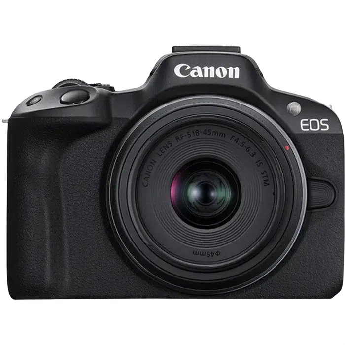 Беззеркальный фотоаппарат Canon EOS R50 Blac & RF-S 18-45mm & RF-S 55-210mm KIT, Чёрный 21
