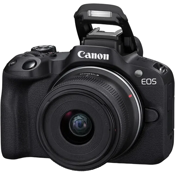 Беззеркальный фотоаппарат Canon EOS R50 Black & RF-S 18-45mm f/4.5-6.3 IS STM KIT, Чёрный