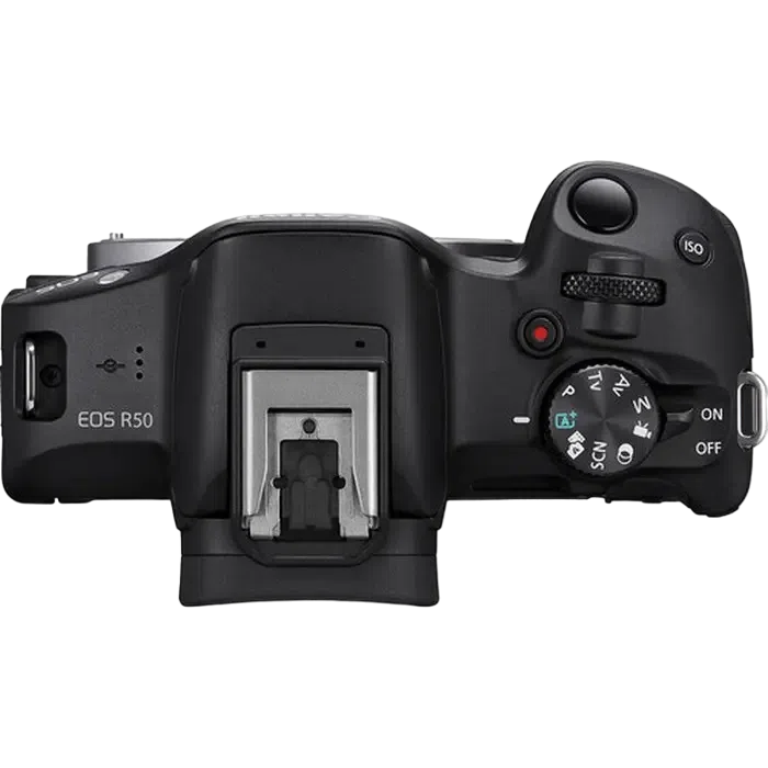 Беззеркальный фотоаппарат Canon EOS R50 Black & RF-S 18-45mm f/4.5-6.3 IS STM KIT, Чёрный 8