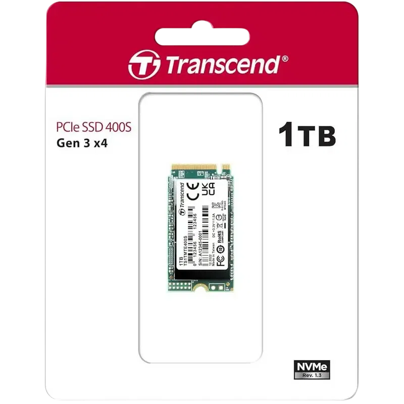 Накопитель SSD Transcend MTE400S, 1024Гб, TS1TMTE400S 2