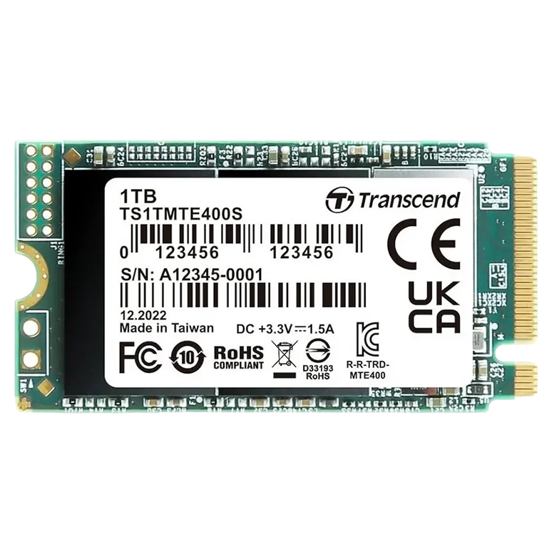 Накопитель SSD Transcend MTE400S, 1024Гб, TS1TMTE400S