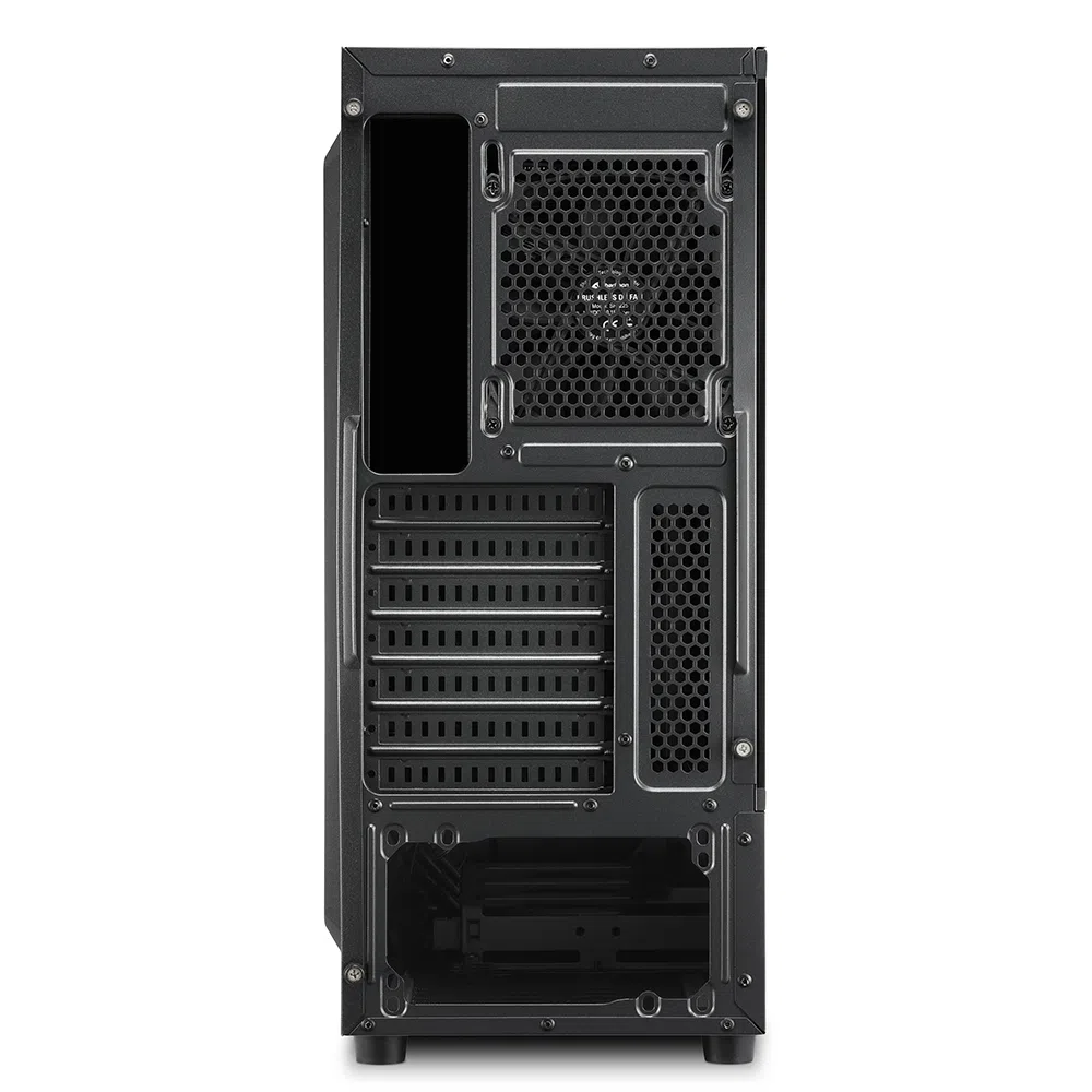 Корпус Sharkoon RGB SLIDER / w/oPSU / Side panel / 1x120mm / ATX / Black 4