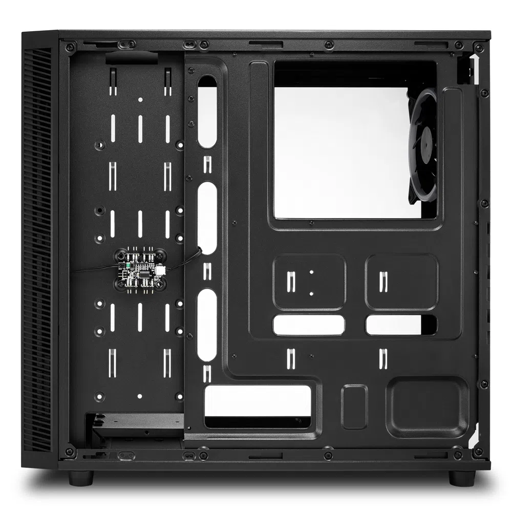 Carcasa Sharkoon TG4M RGB / w/oPSU / Side panel / 4x120mm A-RGB LED / ATX / Black 4