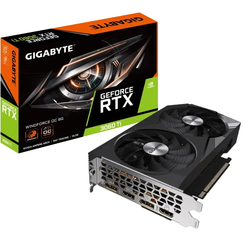 Видеокарта Gigabyte GV-N306TWF2OC-8GD, 8GB GDDR6 256бит (GV-N306TWF2OC-8GD) 2