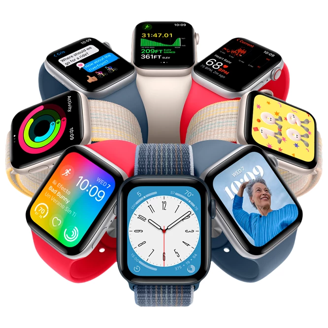 Apple Watch 8 MNU93 41mm, Starlight Almn Case Midnight Sport Band GPS 4
