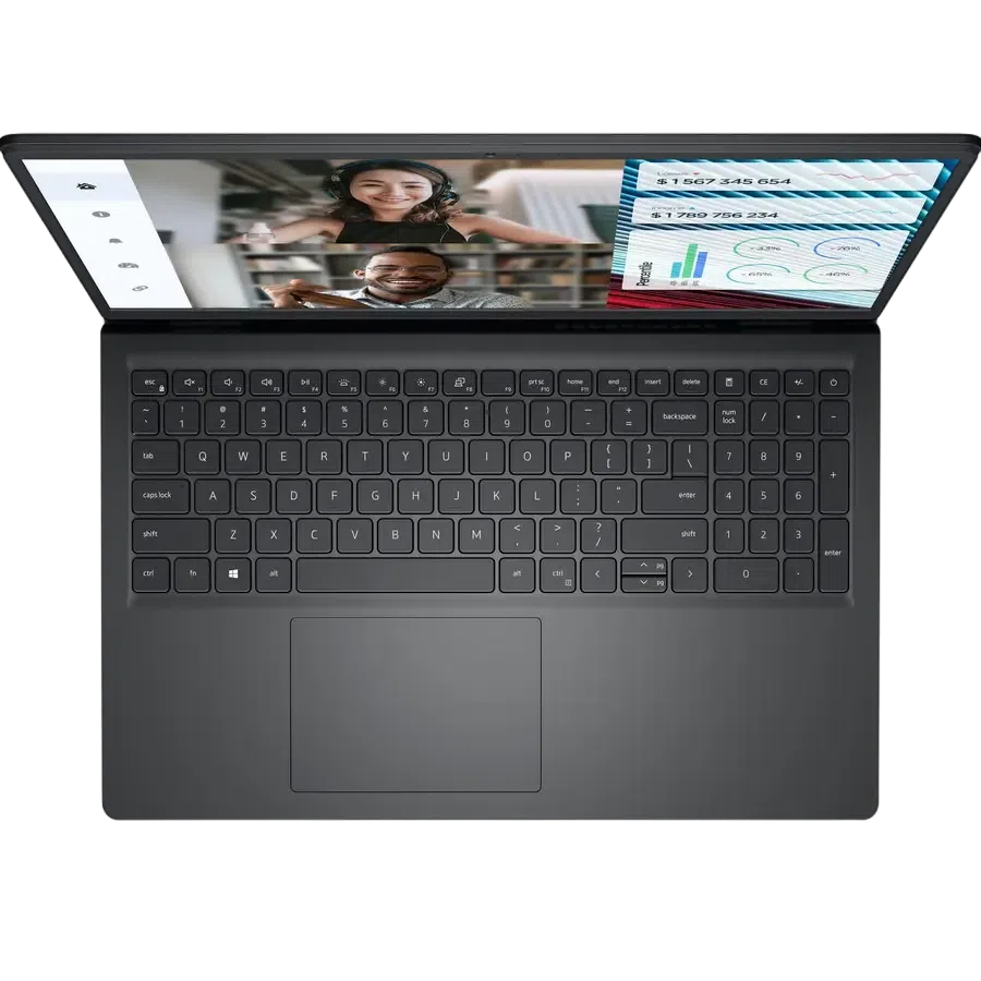 Ноутбук для бизнеса 15,6" DELL Vostro 3520, Carbon Black, Intel Core i5-1235U, 16Гб/512Гб, Linux Ubuntu 2