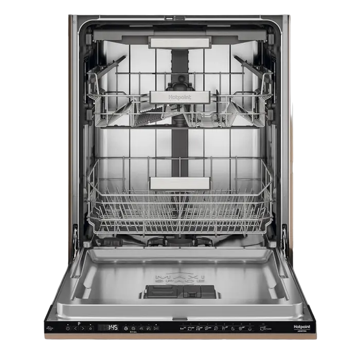 Maşină de spălat vase încorporabilă Hotpoint-Ariston HM7 42 L, Cafeniu 2