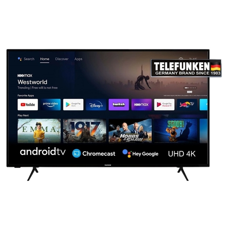 Televizor 50" TELEFUNKEN 50UA9065, Negru