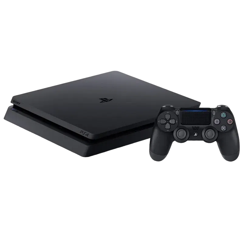 Игровая консоль SONY PlayStation 4 Slim, Чёрный, 3
