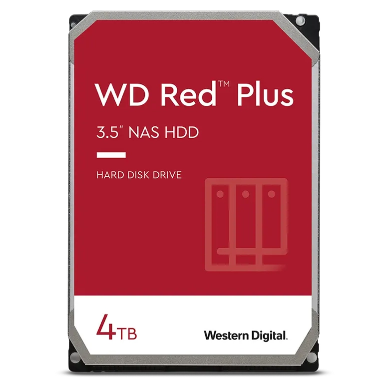 Жесткий диск Western Digital WD Red Plus WD40EFPX, 4ТБ, 3.5"