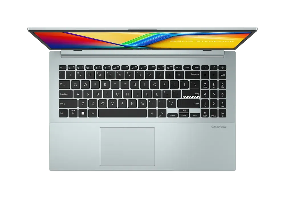 Ноутбук 15,6" ASUS Vivobook Go 15 E1504FA, Green Grey, AMD Ryzen 5 7520U, 8Гб/512Гб, Без ОС 5