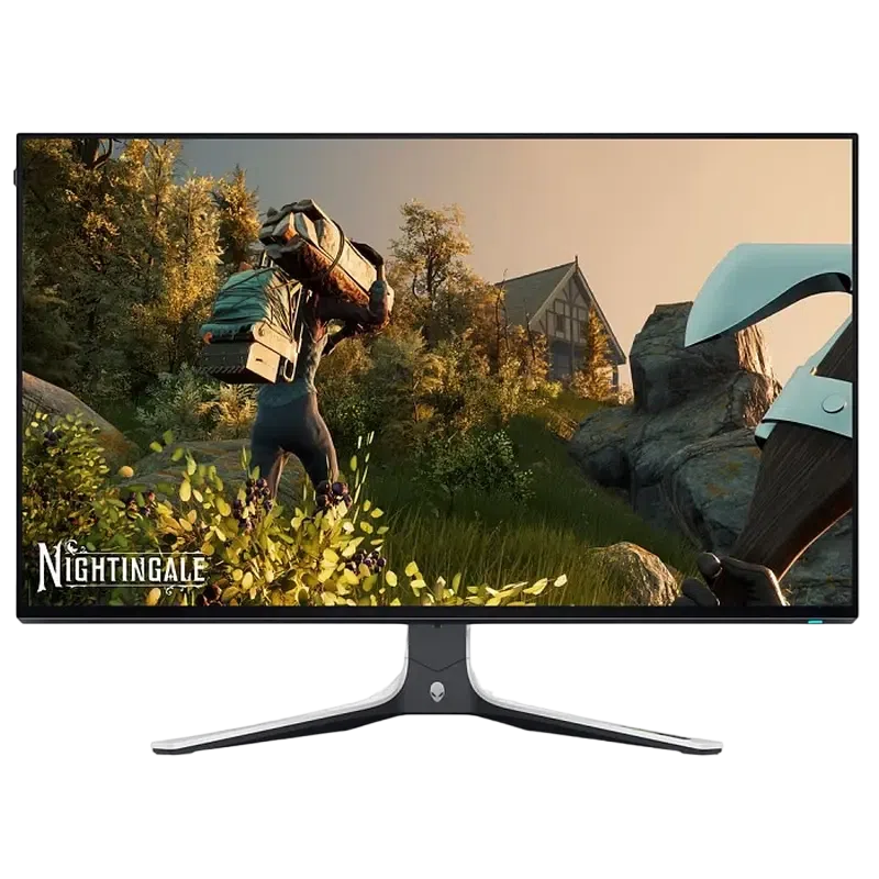 27" Monitor Gaming DELL AW2723DF, 2560x1440 WQHD, Alb | Negru