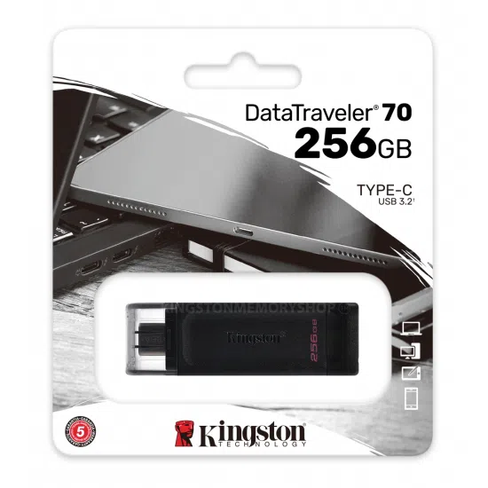 Флеш-накопитель Kingston DataTraveler 70, 256ГБ, Black 5