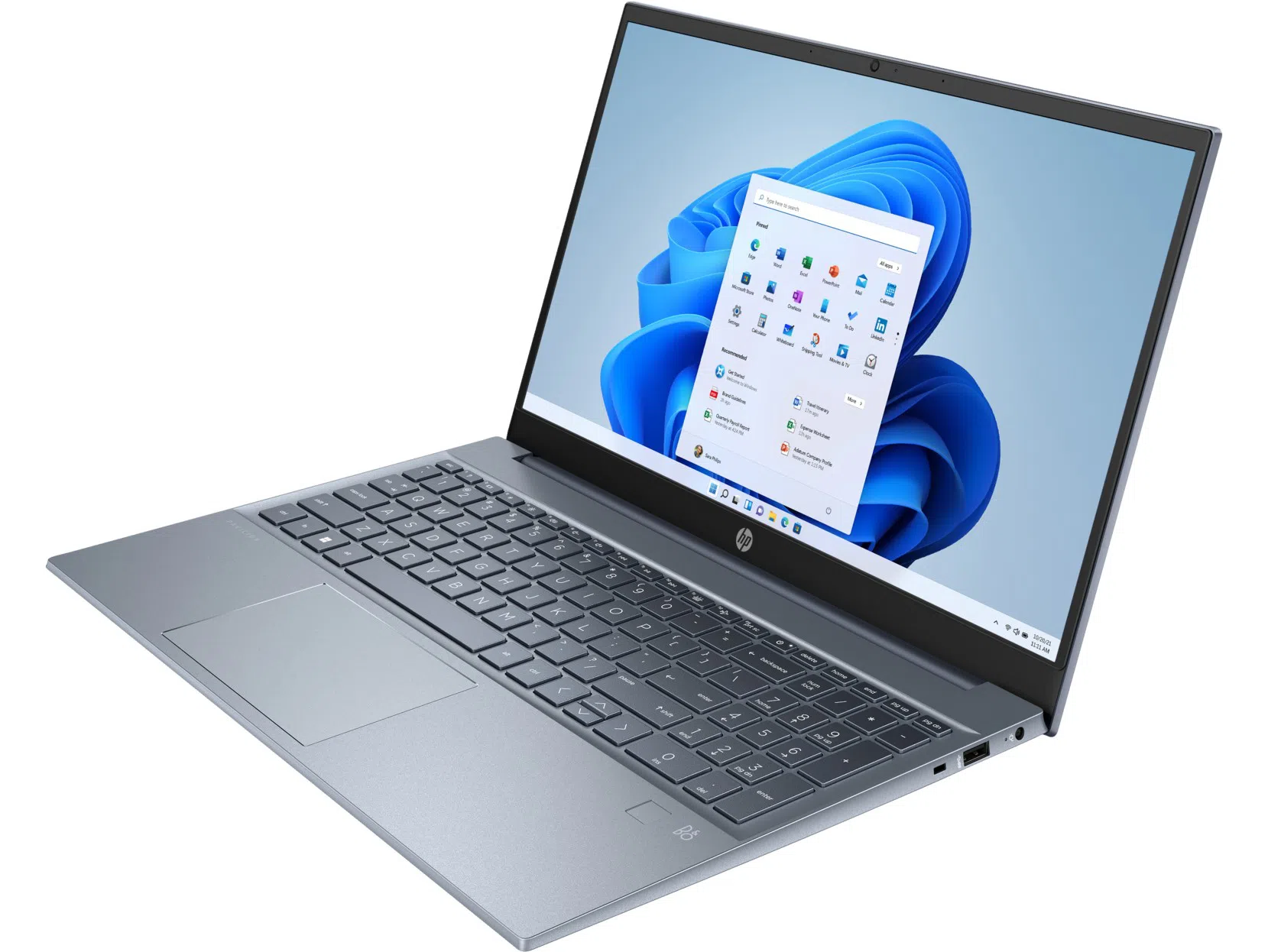 Ноутбук 15.6" HP Pavilion 15 / AMD Ryzen 5 7530U / 16GB / 1TB SSD / Fog Blue 2