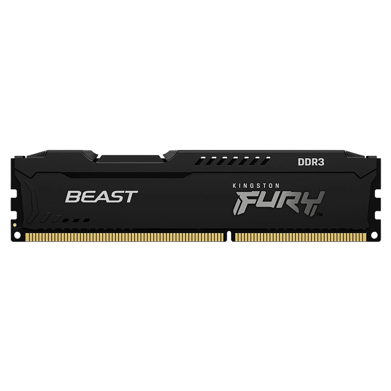 Оперативная память Kingston FURY Beast DDR3-1600, 4ГБ, Black