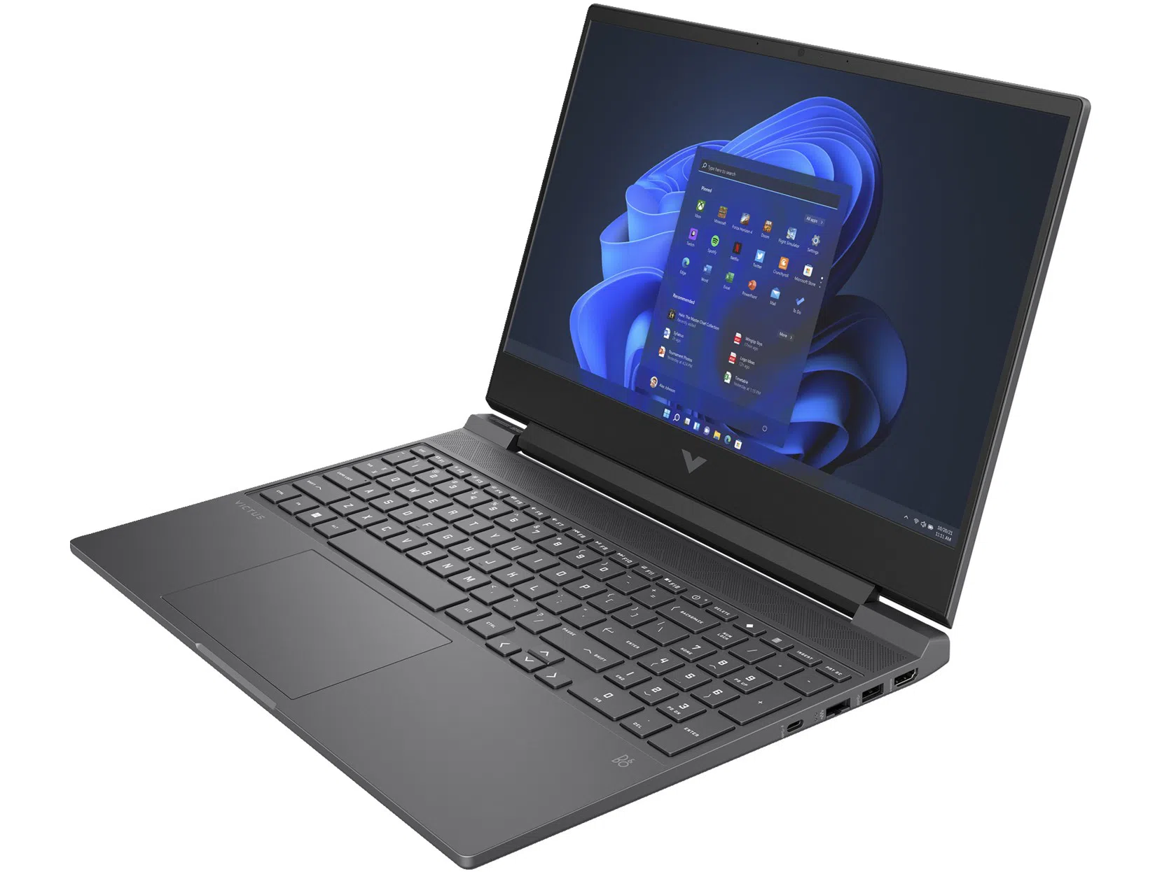 Laptop 15.6" HP Victus 15 / Intel Core i5-12450H / 16GB / 512GB SSD / RTX 3050 / Mica Silver 2