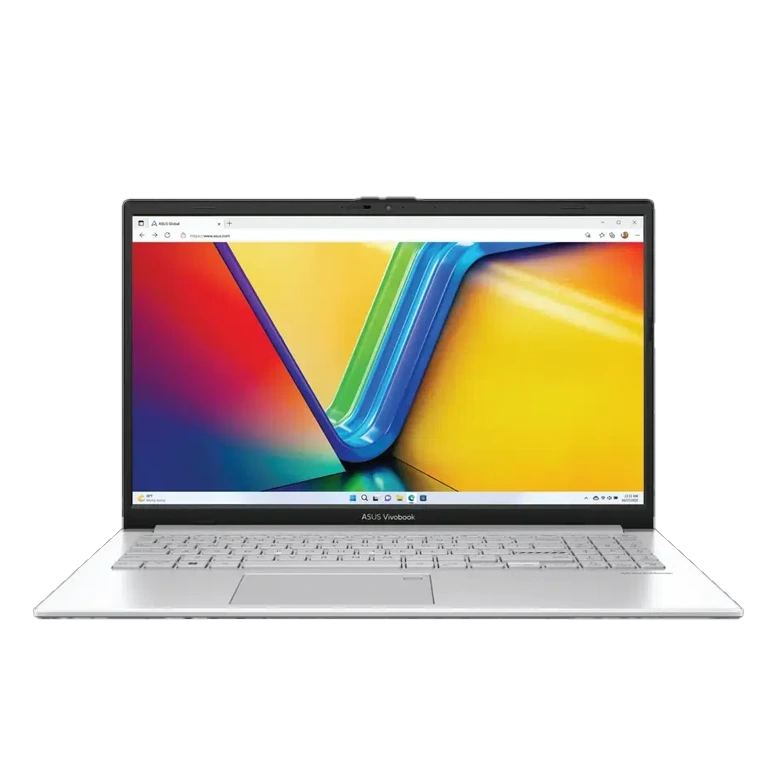 Ноутбук 15,6" ASUS Vivobook Go 15 E1504FA, Cool Silver, AMD Ryzen 5 7520U, 8Гб/512Гб, Без ОС