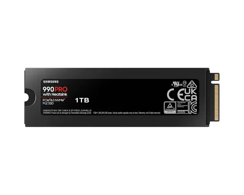 Накопитель SSD Samsung 990 PRO MZ-V9P1T0CW, 1000Гб 4