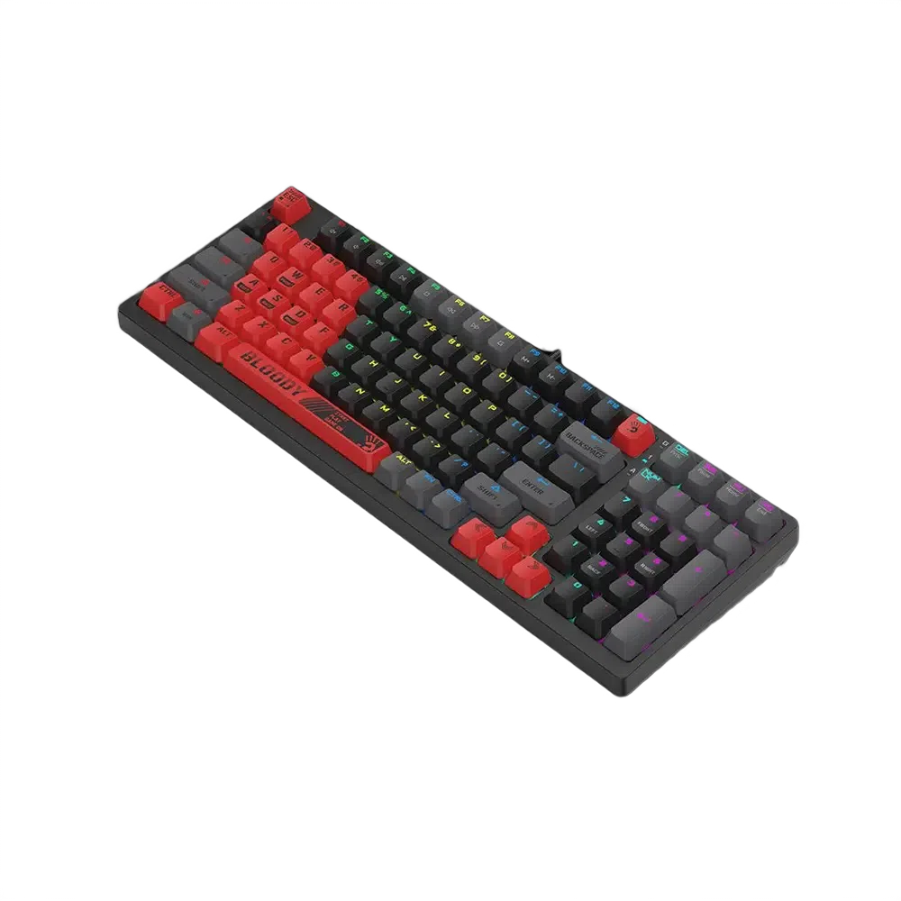 Клавиатура Bloody S98 Sports, Проводное, Красный 3