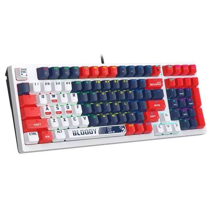 Клавиатура A4Tech & Bloody S98 Sports, Navy 2