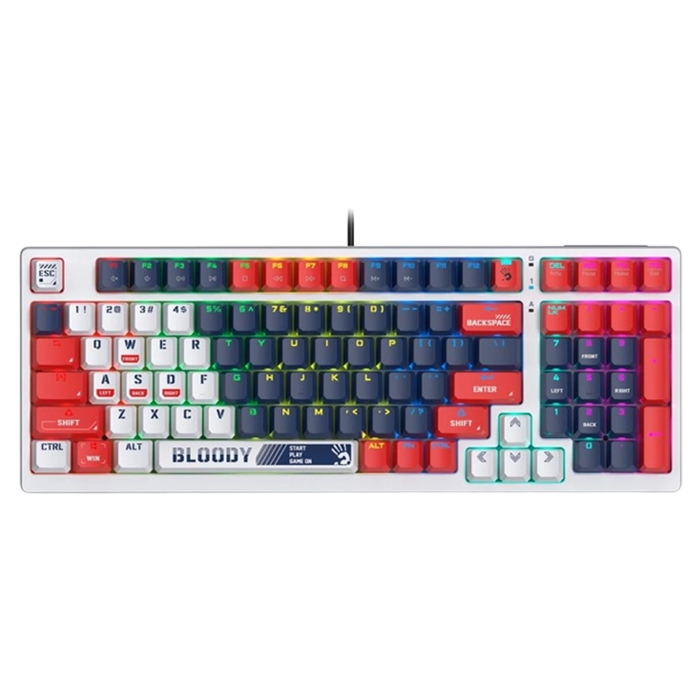 Клавиатура A4Tech & Bloody S98 Sports, Navy