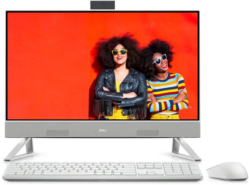 Computer All-in-One DELL Inspiron 5410, 23,8", Intel Core i5-1235U, 8GB/1280GB, Windows 11 Home, Pearl White