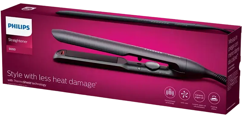 Выпрямитель для волос Philips BHS510/00, Чёрный 3